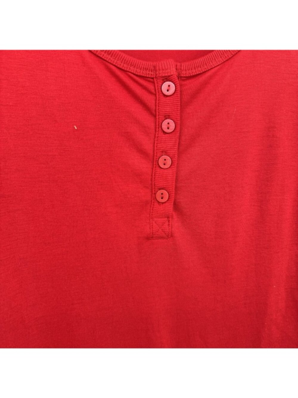 Target STARS ABOVE Cozy Pajama Set M Women's Red Long Sleeve Top & Plaid Pants - Picture 4 of 8